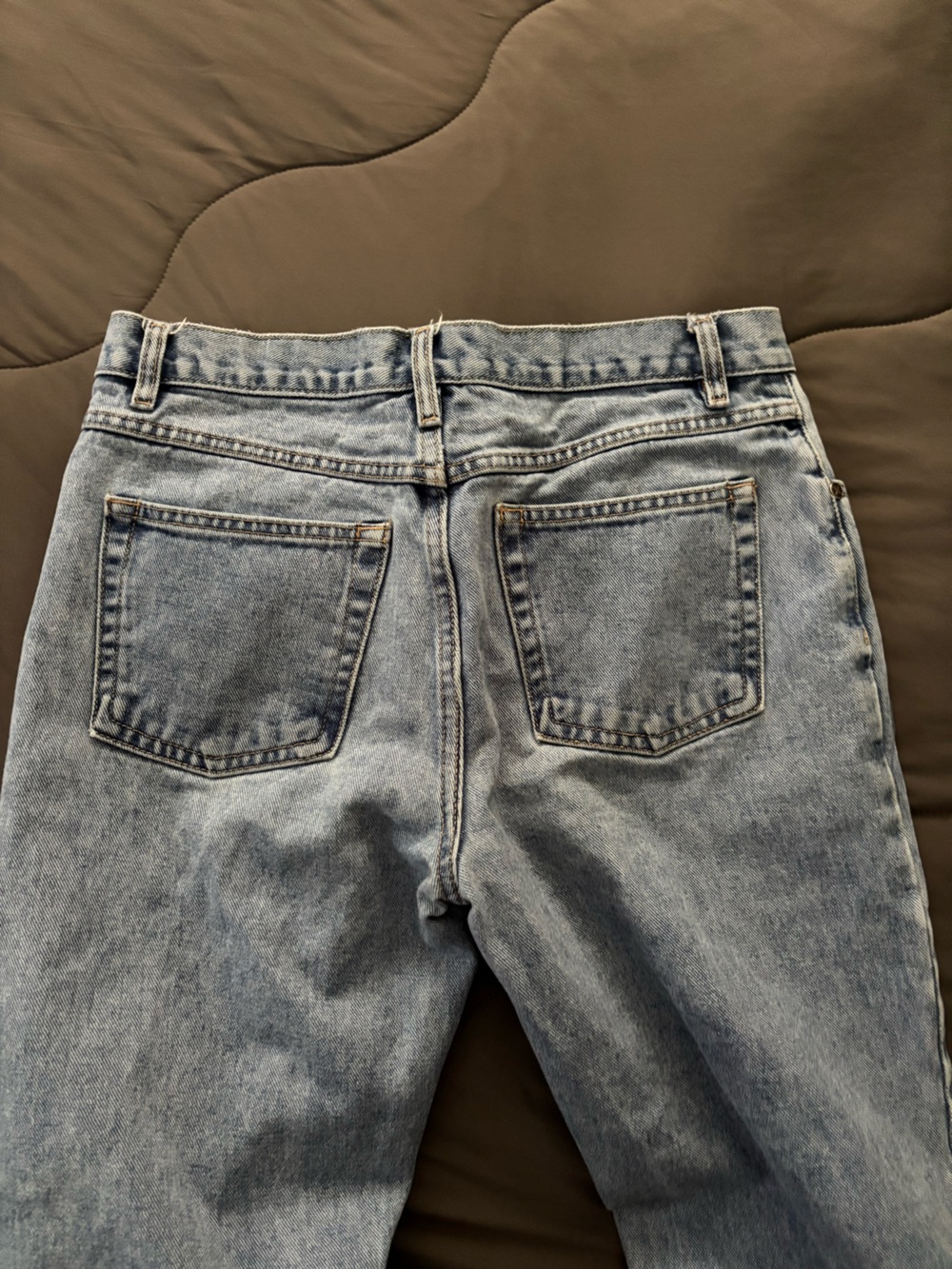 Xhilaration Light Wash Straight Leg Jeans - Pale Blue - Picture 2 of 3